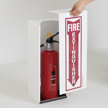 Fire extinguisher box