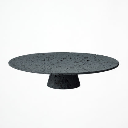 Travertine-tray circle base L