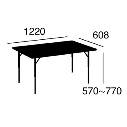 VIRCO 4000 Table S サイズ詳細